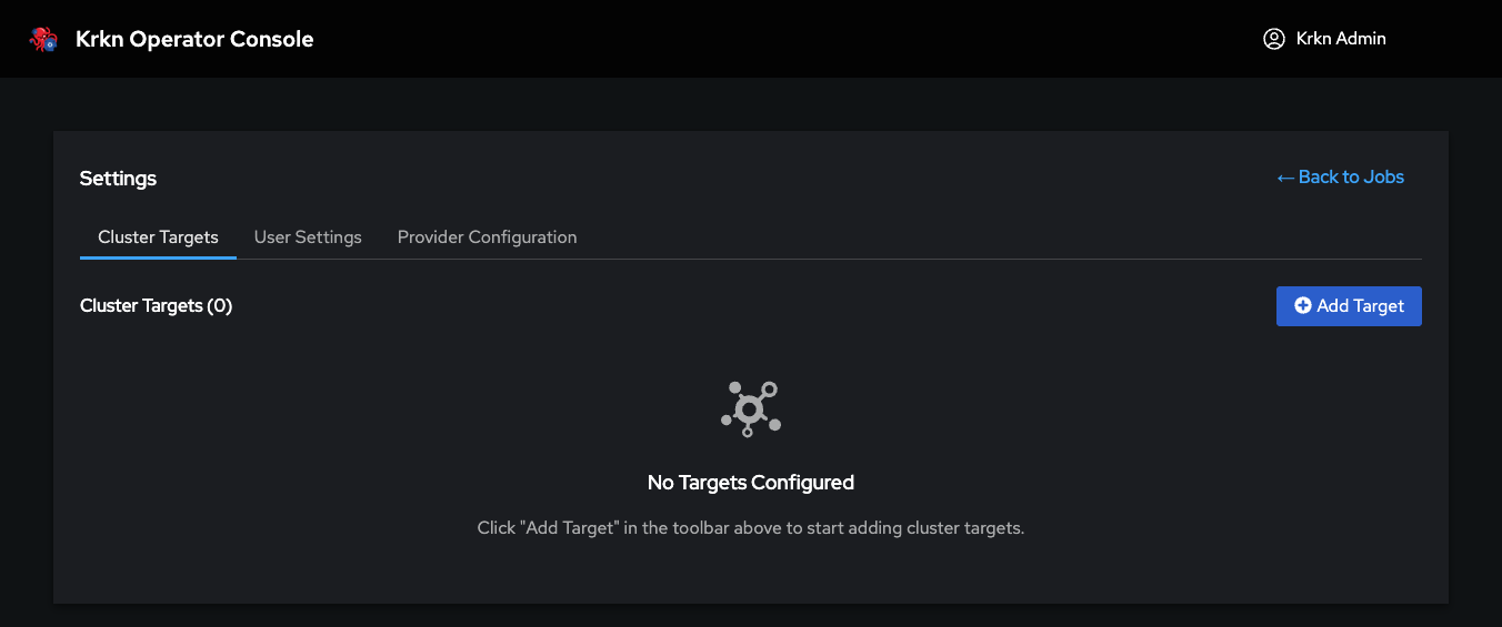 Target Clusters